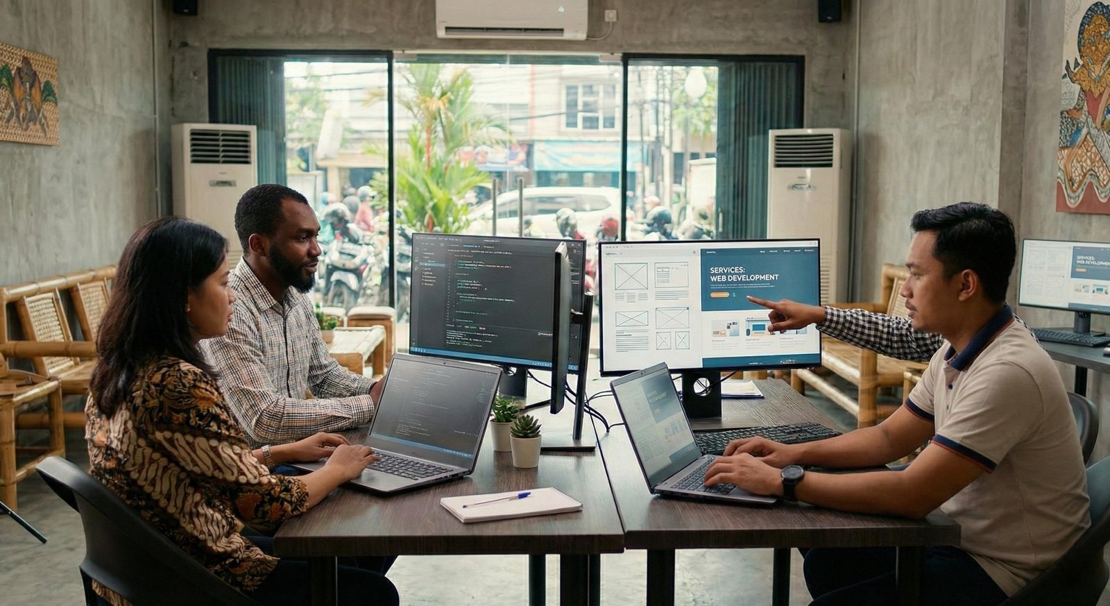 Ilustrasi Pengembangan Web